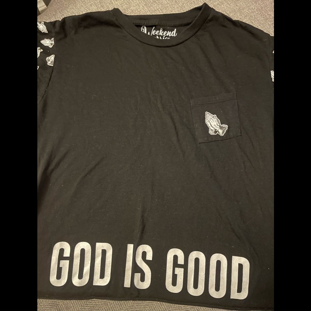 Weekend Warrior woman’s size large “God is Good”